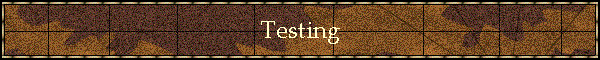 Testing